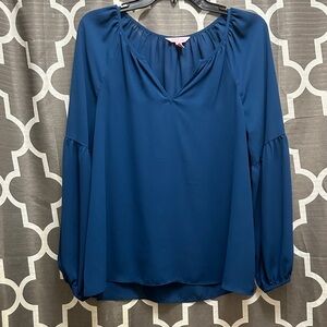 Lilly Pulitzer Deep Blue Blouse